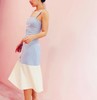 AtelierMissLu / Kay-水蓝拼色吊带裙 商品缩略图3