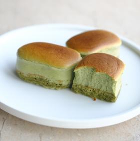抹茶味小口芝士蛋糕