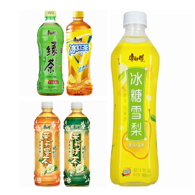 【冷藏冰鎮飲料】康師傅系列飲料500ml 茉莉清茶/冰紅茶/冰糖雪梨