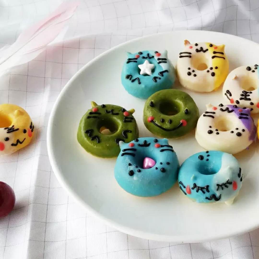 萌一*系列创意造型甜甜圈可爱造型下午茶点心