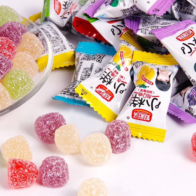 470g好彩头小样酸q糖 水果糖橡皮糖儿童零食糖果