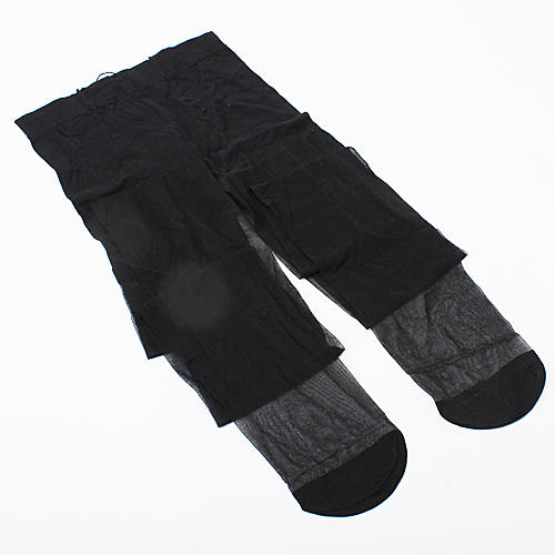 丝袜女夏连裤袜防勾丝薄款长筒黑色女打底袜A20 商品图0