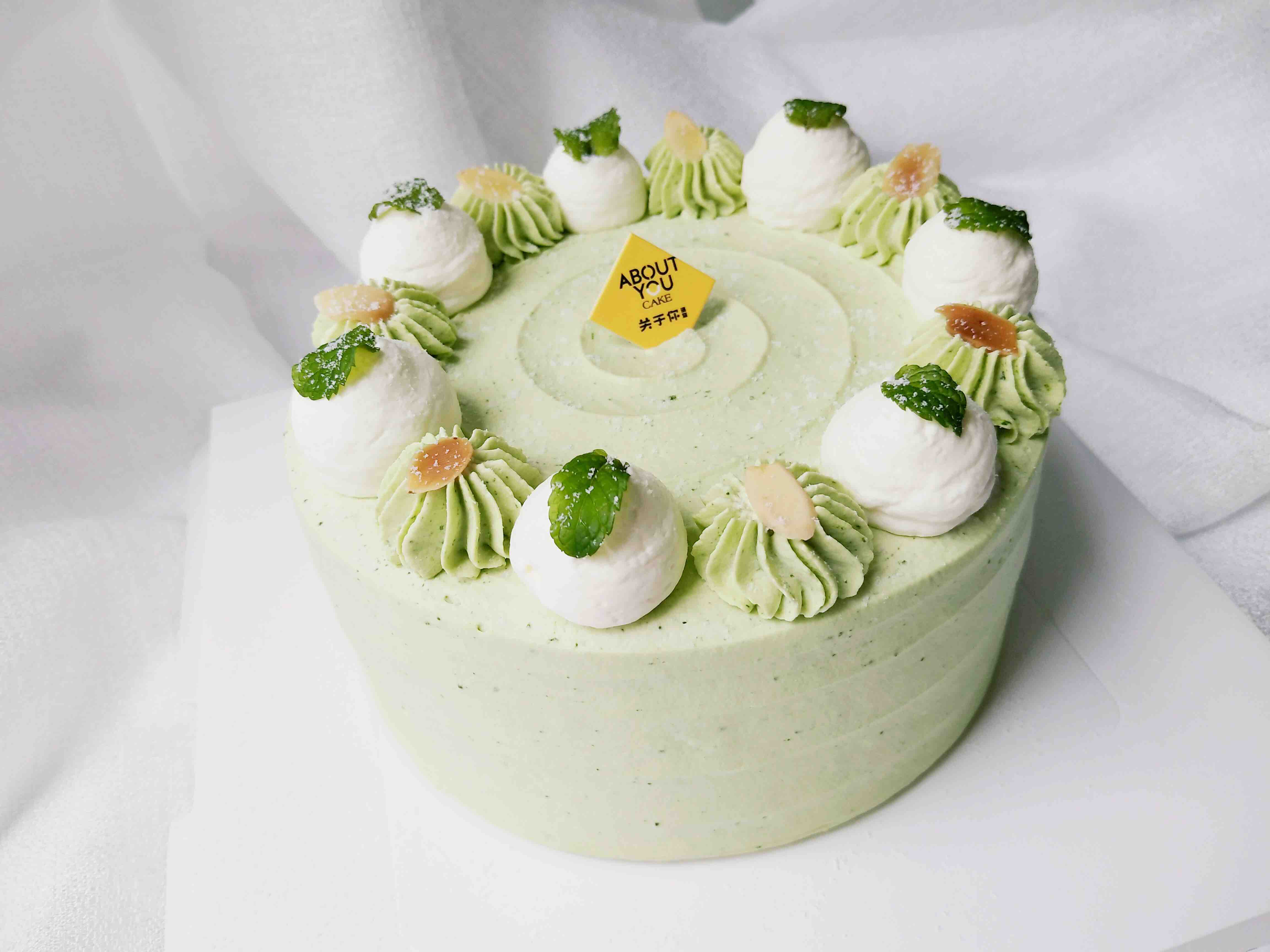 新品(抹茶红豆奶油蛋糕)