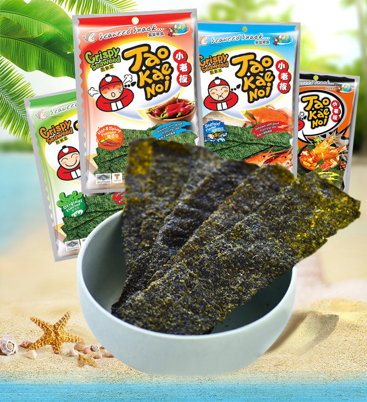 银虎小老板脆紫菜(山葵味)36g