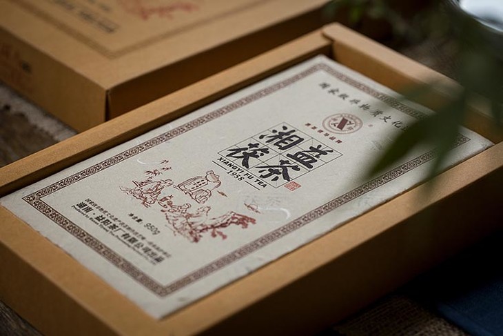 茶香记 湘益茯茶2015年 益阳茶厂 金花 黑茶 春春