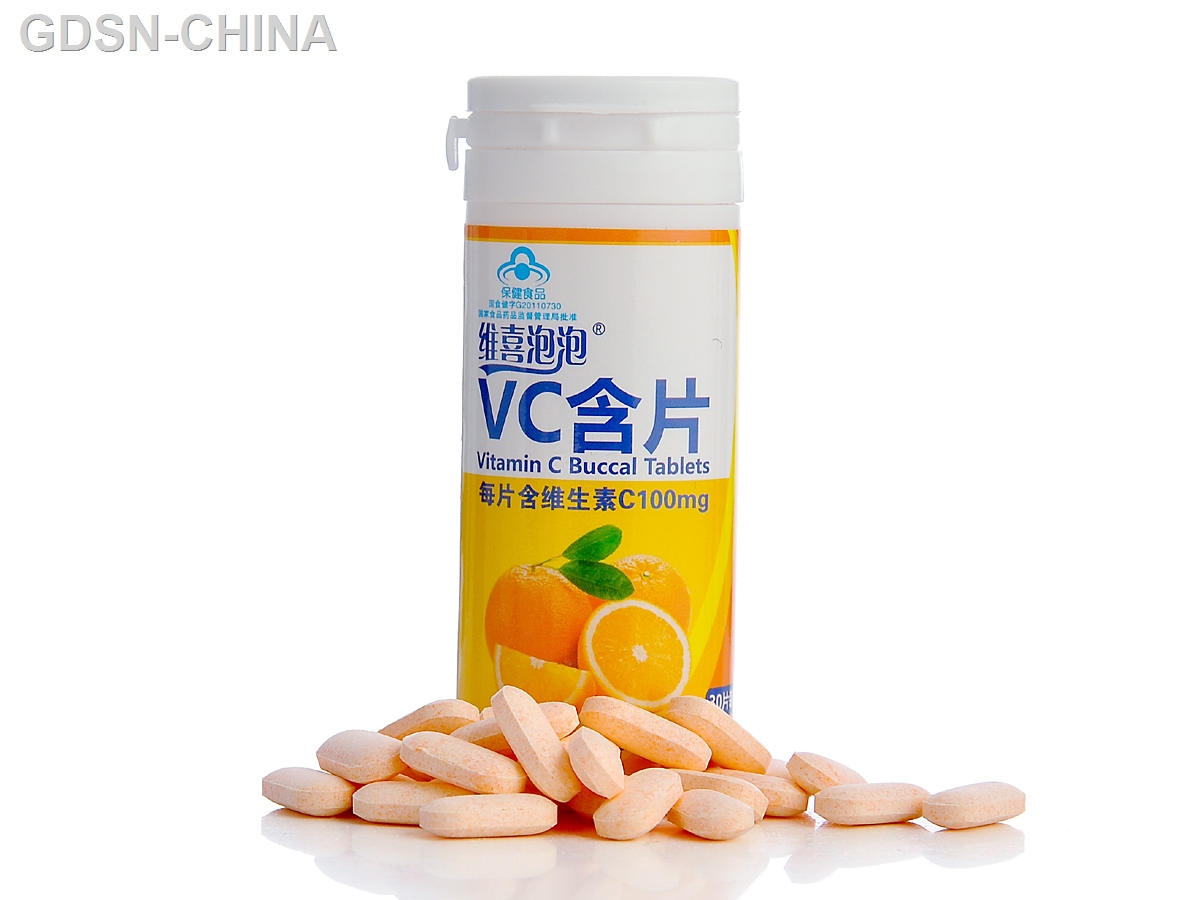 维喜泡泡VC含片(香橙味) 19.5g(0.65g*30片)