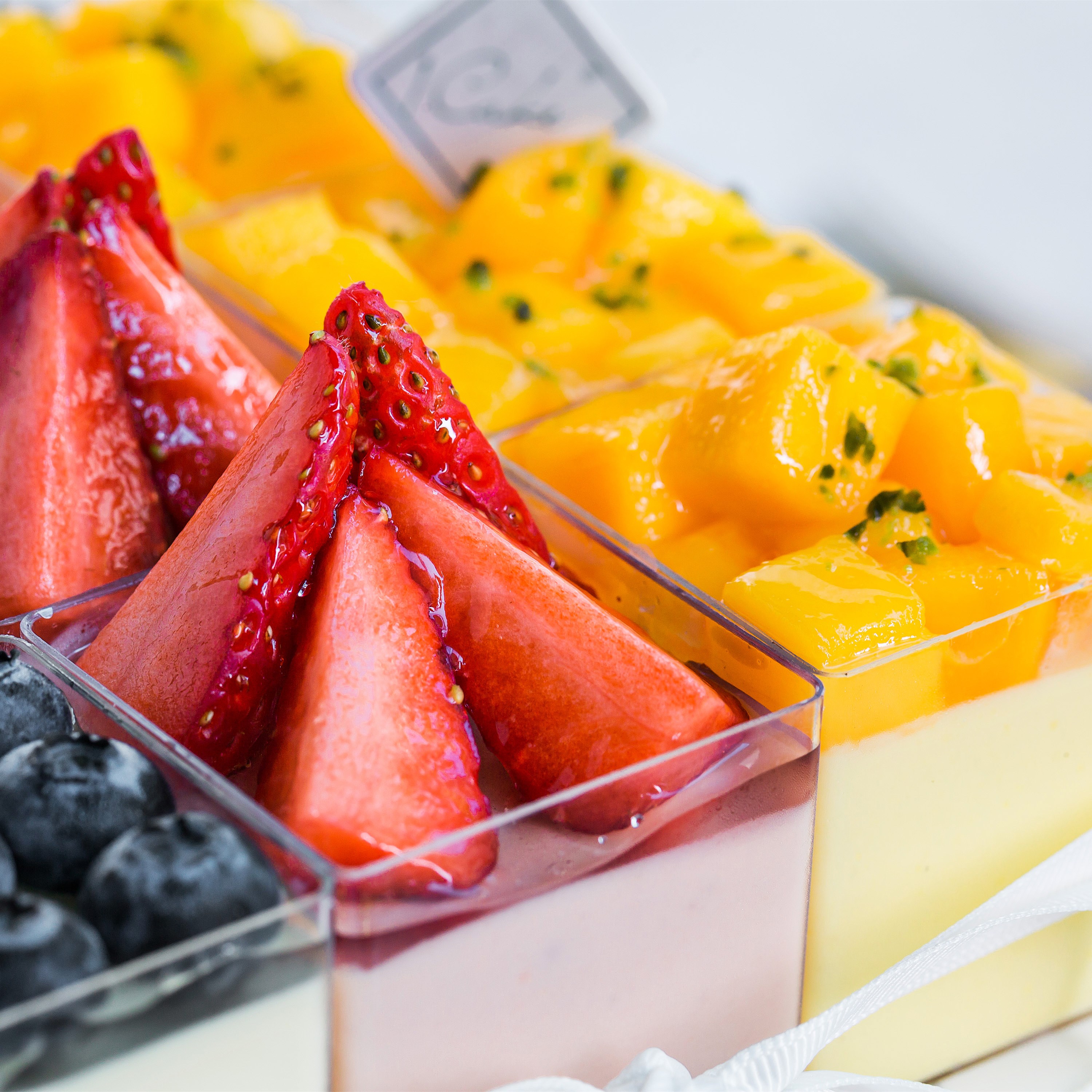 经典九宫格下午茶【vc果盒】新鲜水果慕斯,满满vc