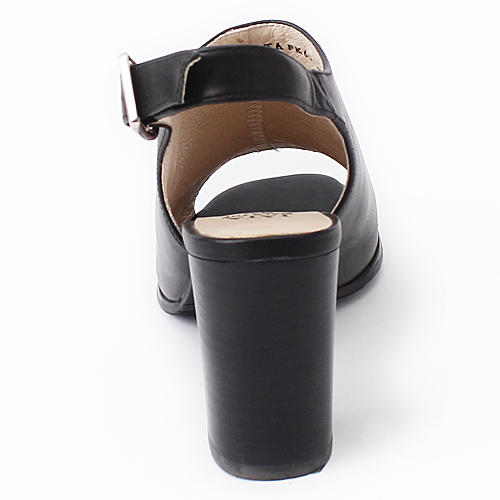 tata 35码皮凉鞋女鱼嘴粗跟样鞋 C40 商品图2