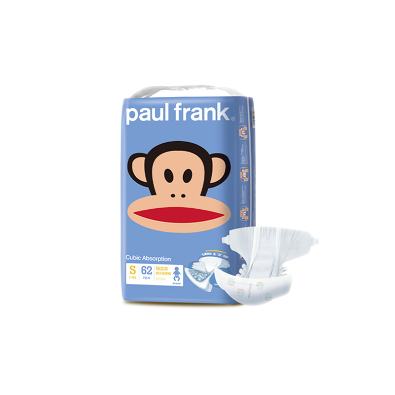 商品詳情 產品名稱: 吸立方紙尿褲 品牌: paul frank 大嘴猴 適用性別