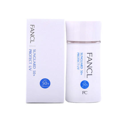 日本FANCL无添加物理防晒霜 隔离露 孕妇可用50号SPF50 60ml 商品图0
