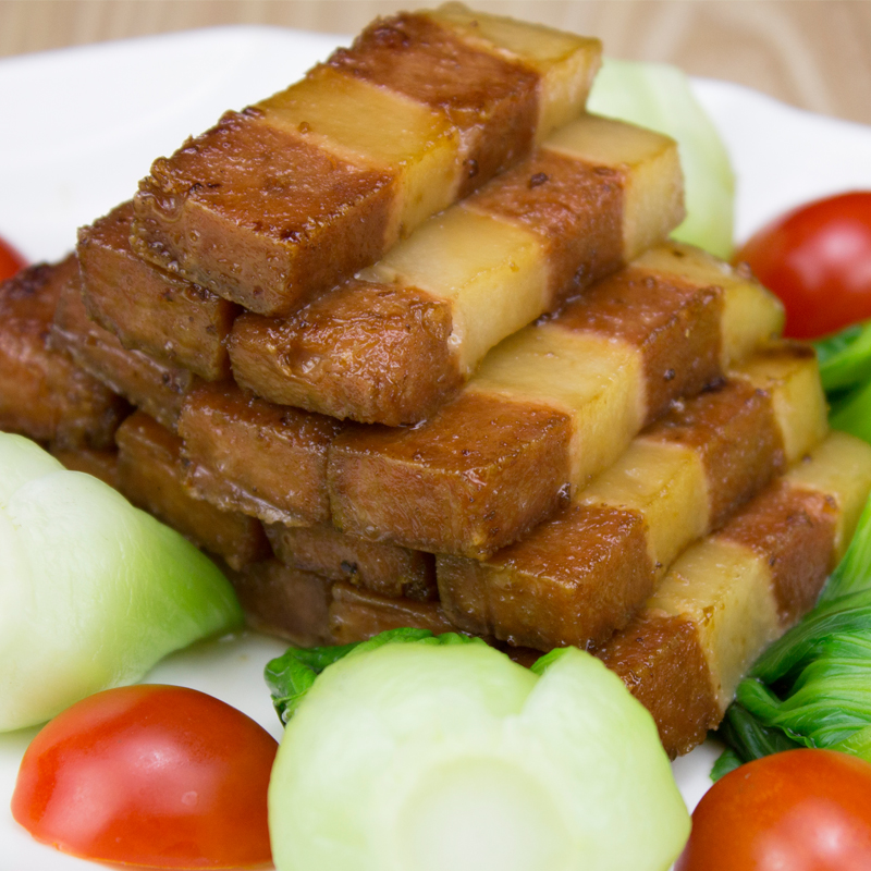 素五花肉丁【冷冻品】松珍鸿昶健康素食大豆制品 200克