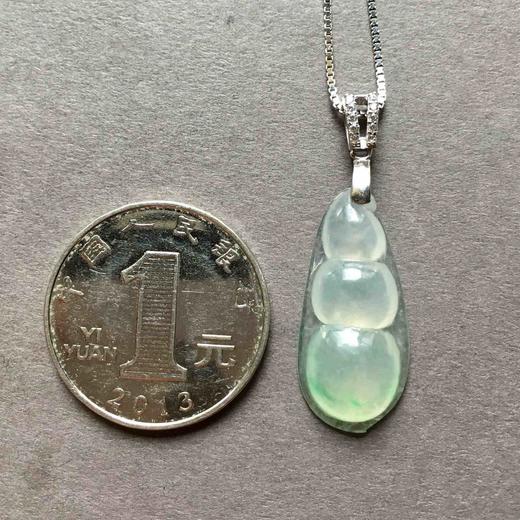 冰种飘阳绿翡翠福豆 商品图4