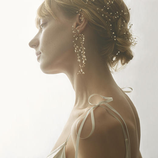 北京仓｜14-Baby's Breath-珍珠 耳夹（无需耳洞）［日本设计师］ 商品图3