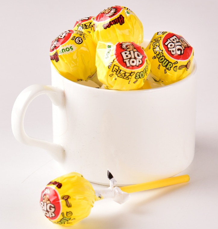 银虎bigtop酸柠檬味棒棒糖60g