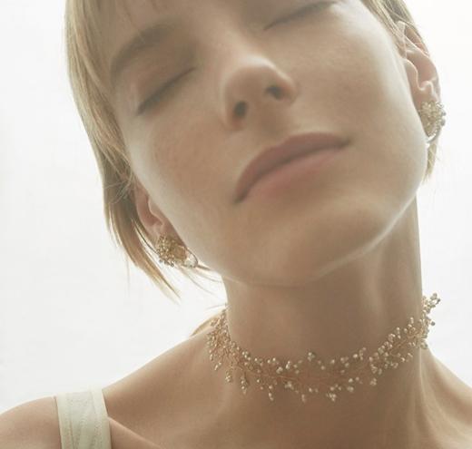 北京仓｜14-Baby's Breath-珍珠 项圈（发饰）两种戴法［日本设计师］ 商品图0