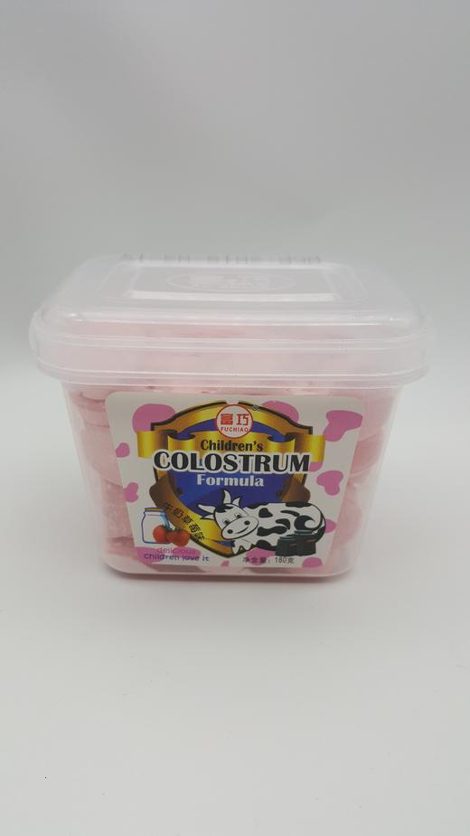 富巧牛奶片（草莓味）180g 商品图0