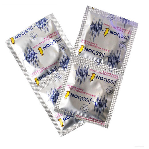 杰士邦浪漫环纹香草香天然胶乳橡胶避孕套 52±2mm*12只 商品图1