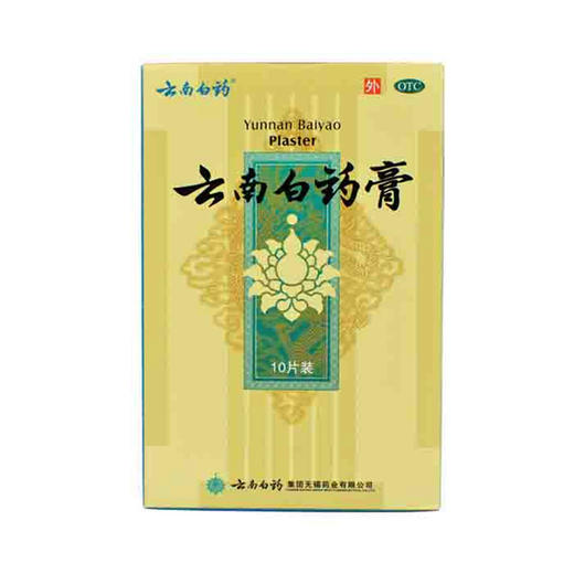 云南白药膏_6.5cm*10cm*10片_云南白药无锡 商品图0