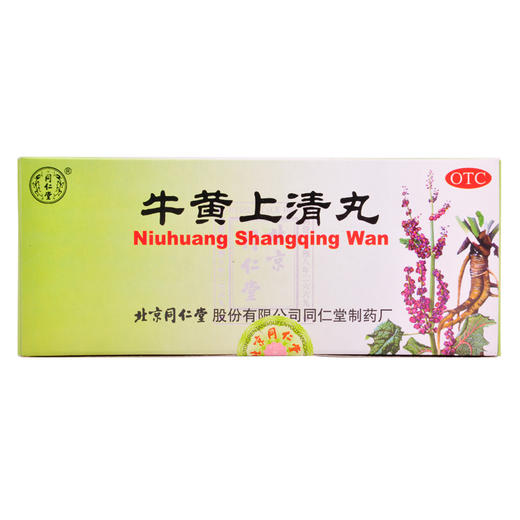 牛黄上清丸_同仁堂_6g*10丸 商品图0