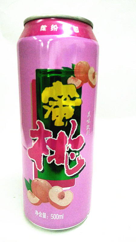 55-崂金泉水蜜桃啤500ml