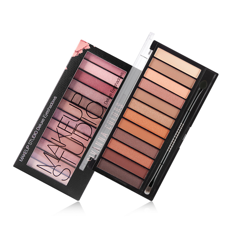 【简魅儿】泰国sivanna思薇娜12色眼影20.4g 1#西柚色系