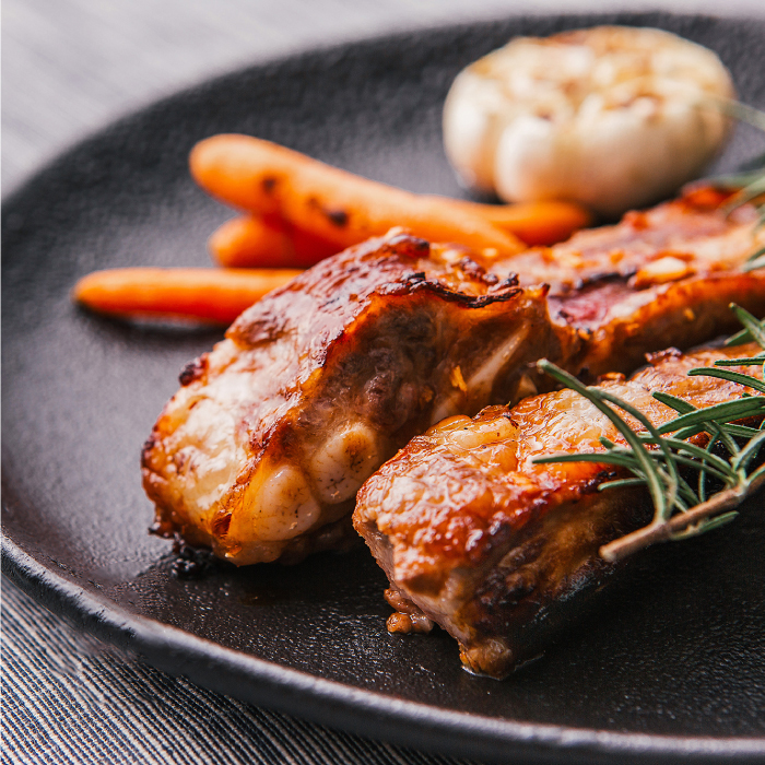 西班牙进口伊比利亚黑毛猪肋排 带骨猪小排 适合炖汤烘烤