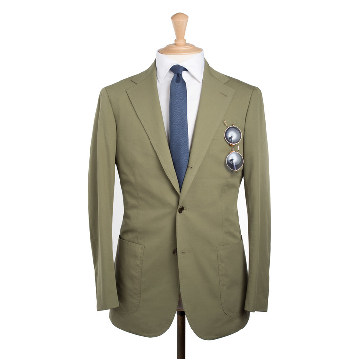 ring jacket 橄榄绿棉质套装