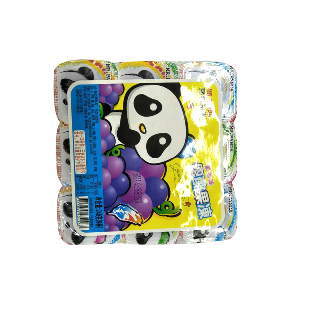 熊猫先生牌葡萄味果冻 248g/排 no,4715635931587