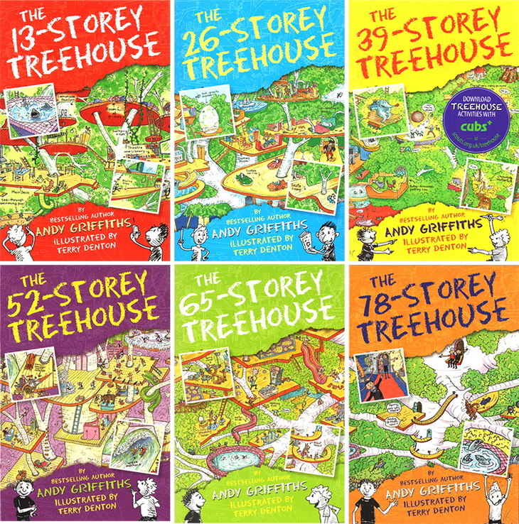 storey treehouse 13层疯狂树屋历险记 小屁孩树屋历险记 章节书