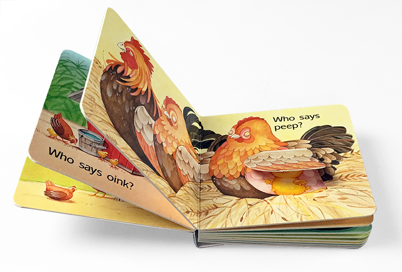 英文原版绘本 Open The Barn Door Find a Cow