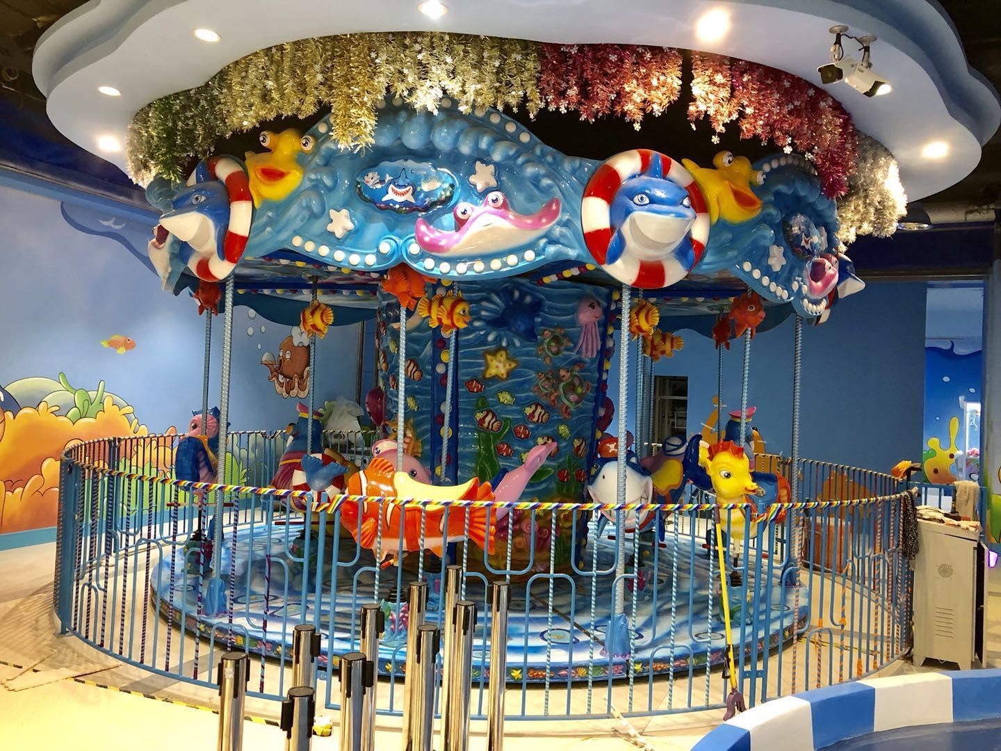 吉林市财富广场赛欧游乐园旋转木马0.01元单次抢购