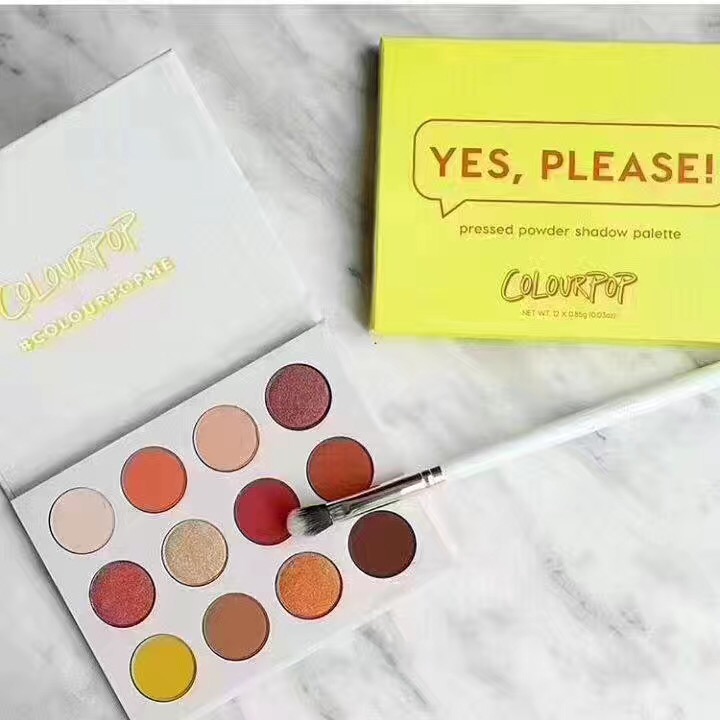 卡拉泡泡-Colourpop yes please日落眼影盘