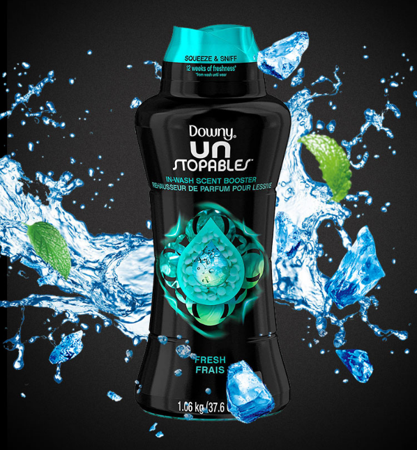 downy衣服柔顺香薰水晶颗粒洗衣香片 黑瓶(1.06kg/瓶 包邮)洛杉矶直邮