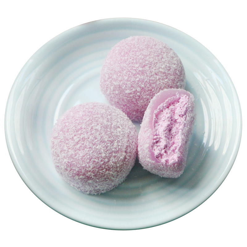 邻家小厨 永良日式大福饼 紫薯味250g 冰皮糯米糍