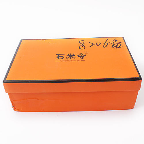 石米令37码黑色女凉鞋牛皮鱼嘴镂空真皮妈妈鞋C37 商品图6