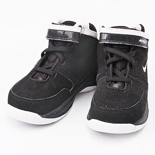 22.5码儿童幼童黑色高帮魔术贴运动鞋 F3 商品图0