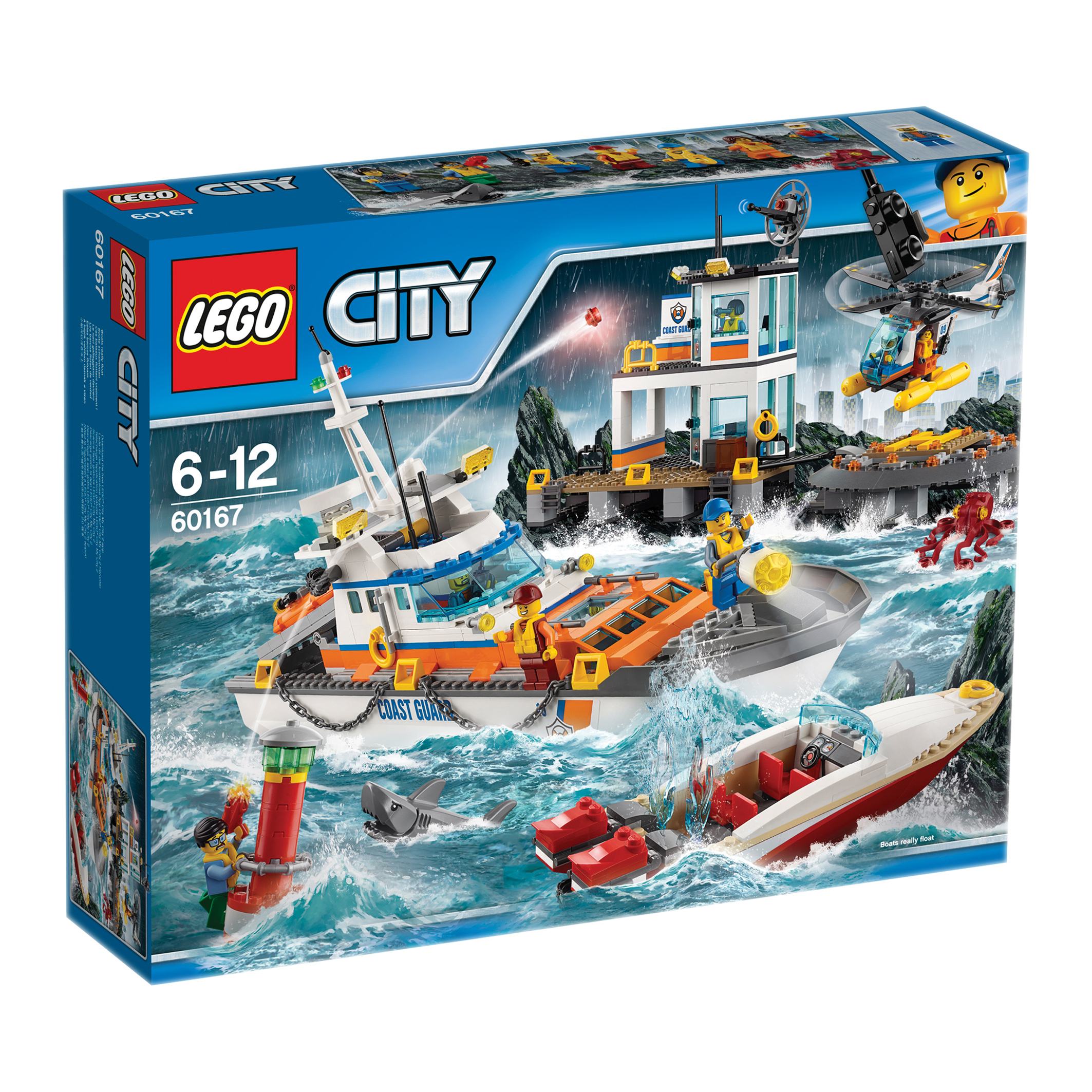 乐高海岸警卫队总部legc60167 城市系列city