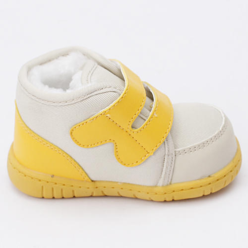 130码浅杏色软底加绒保暖生态婴儿鞋 F3 商品图3