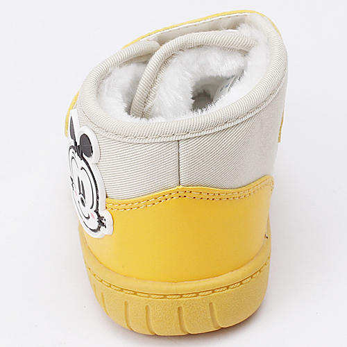 130码浅杏色软底加绒保暖生态婴儿鞋 F3 商品图2