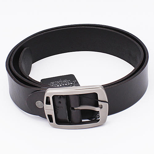 黑色头层牛皮正品休闲韩版百搭男款牛皮针扣_A13 商品图0