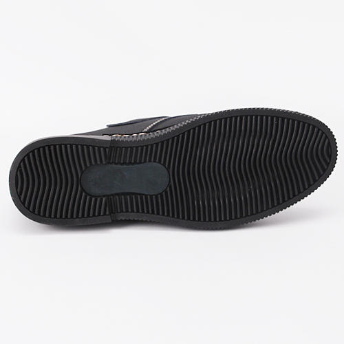 41码男士黑色系带休闲鞋磨砂真皮皮鞋A22 商品图4