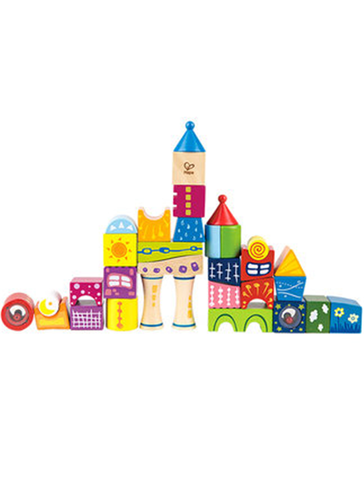 hape童话城堡积木玩具