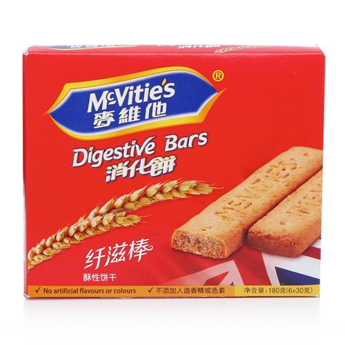 沙特进口 麦维他消化饼干纤滋棒酥性饼干180g【02】