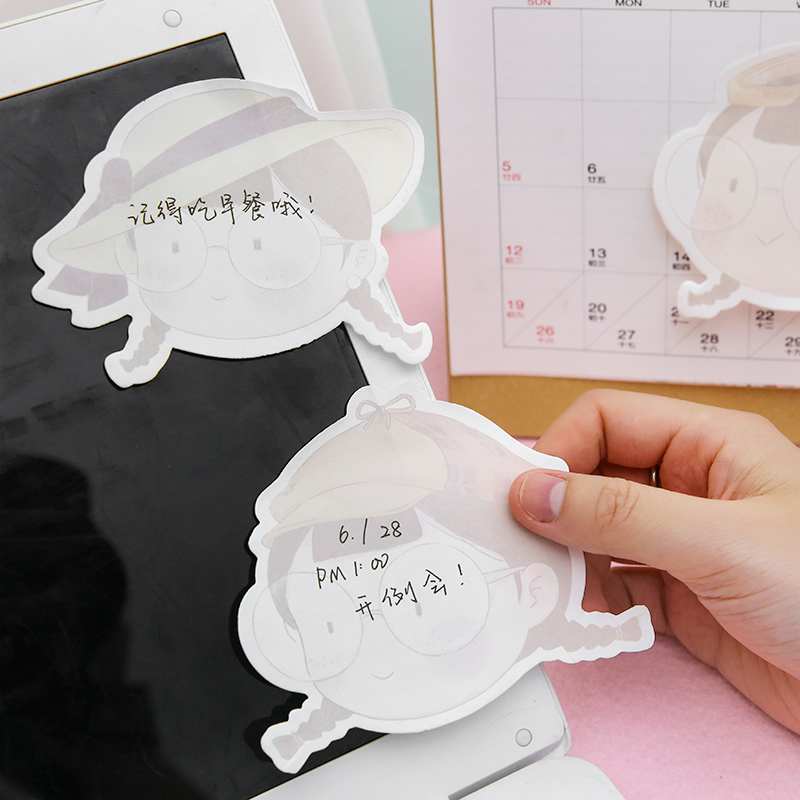 三年二班 麻球列国游异形便利贴z学生便签纸本n次贴便携小本子