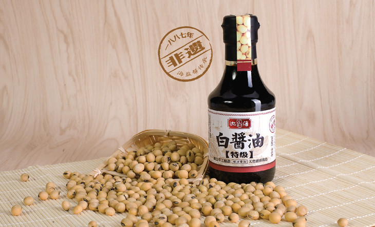 始于1887年的非遗古法晾制 沈荡白酱油 真正纯粹酱油 吃了不会黑