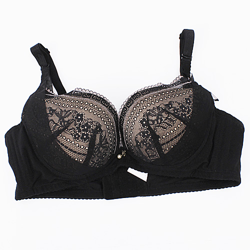 85b黑色少女文胸聚拢调整型胸罩性感内衣a15