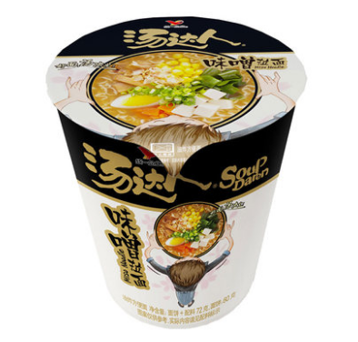 统一汤达人方便面味噌杯12杯/箱