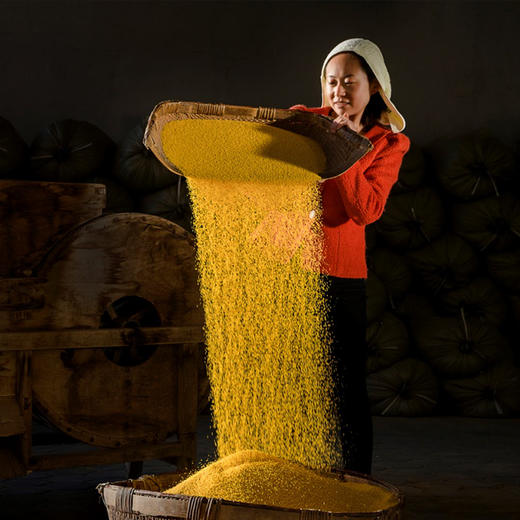 【陕北米脂小米】 农家杂粮 质地浓稠 现磨现发 5斤装 商品图3