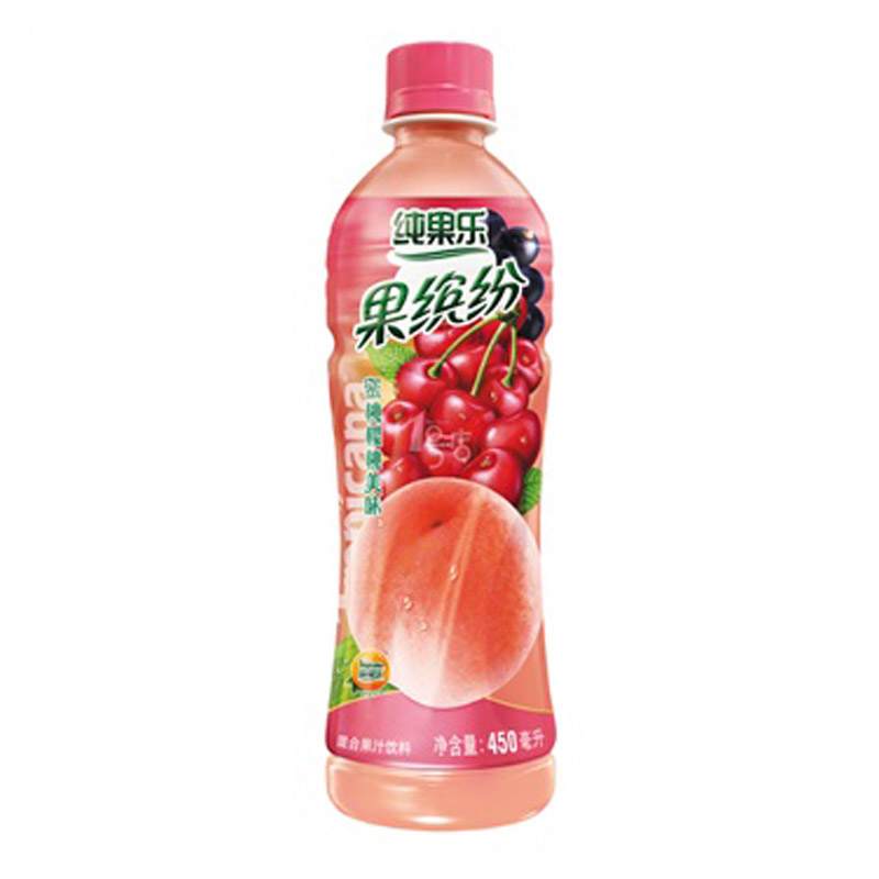 果缤纷蜜桃樱桃味复合果汁饮料