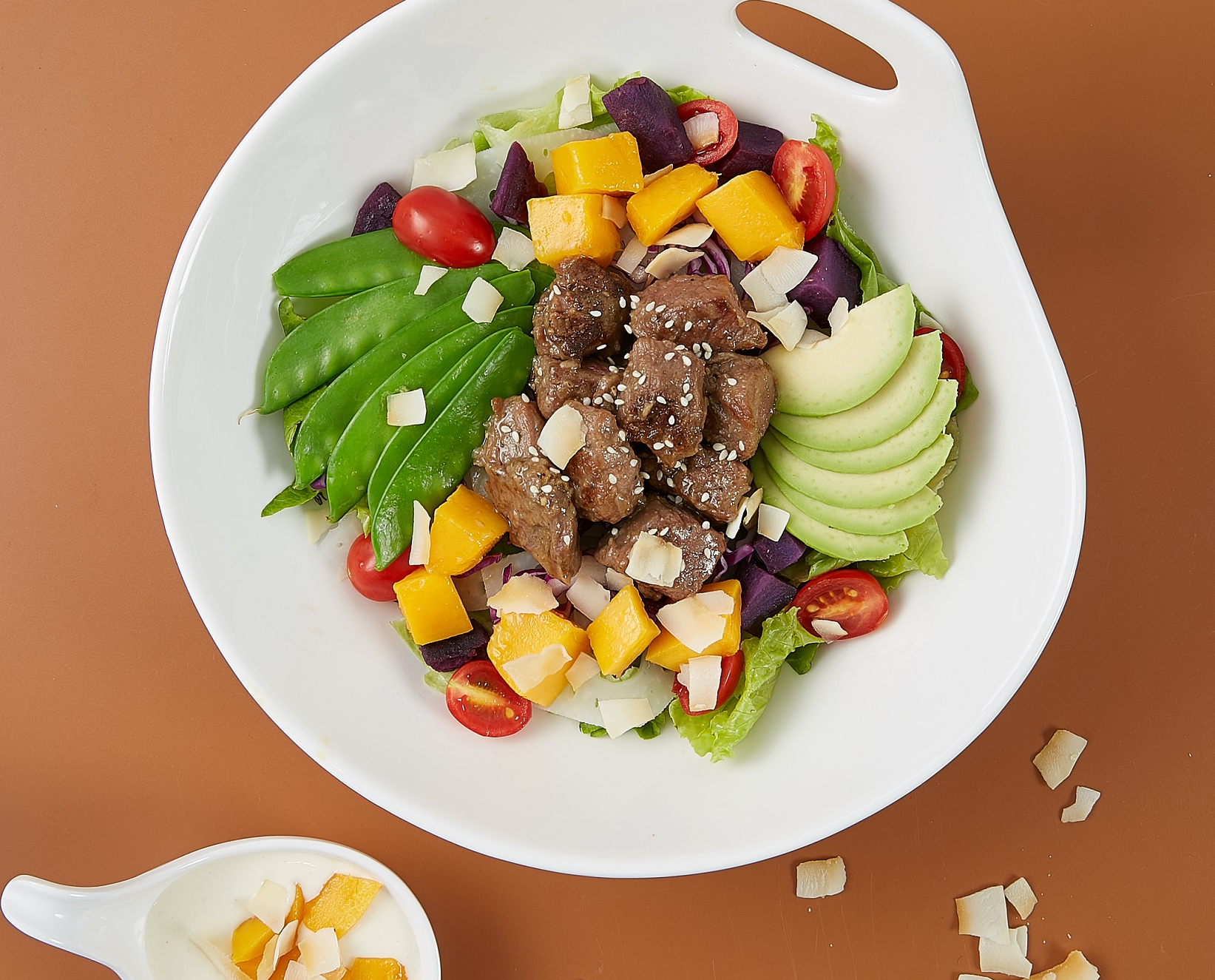 芒果椰脆雪花牛肉沙拉329kcal